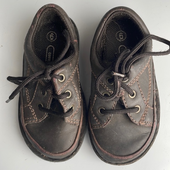 Kid connection brown dress shoes baby boy size 6 - Picture 1 of 8